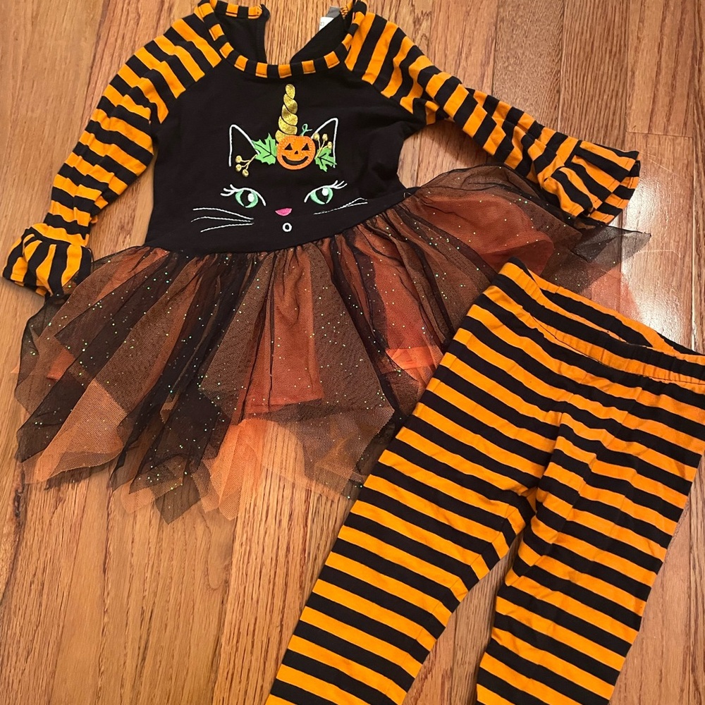Emily Rose Halloween unicorn tulle two piece outfit